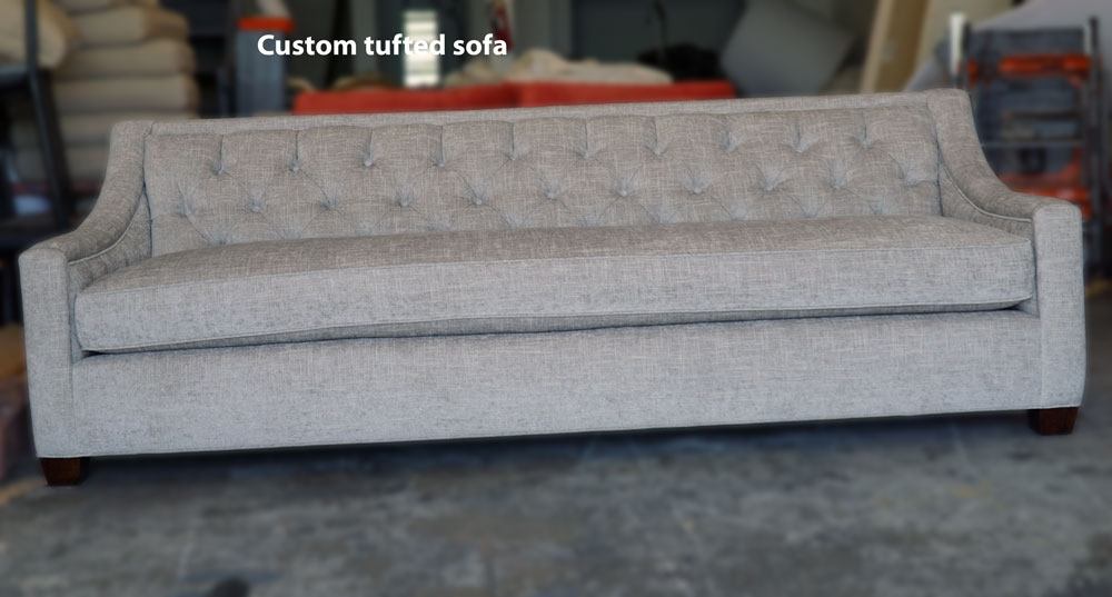 Custom - sofa -chenille fabrics