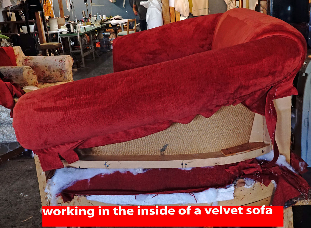 workin-in-sofa Furniture Upholstery Los Angeles