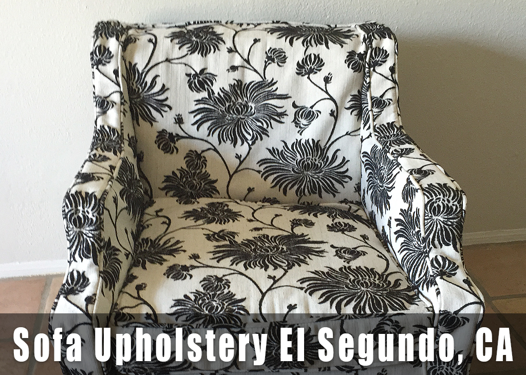 Chair upholstery in El Segundo California, custom made residential chair reupholstery serving in El Segundo, CA