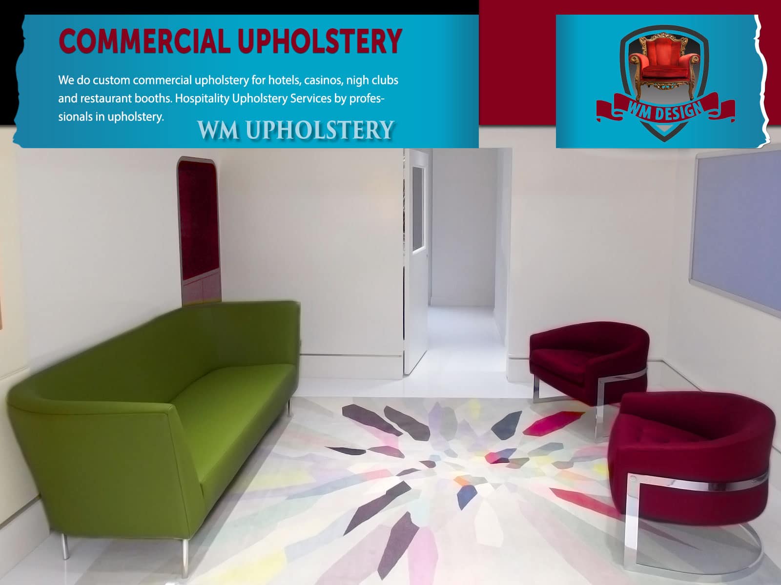 Ccommercial upholstery and reupholstery in Los Angeles California