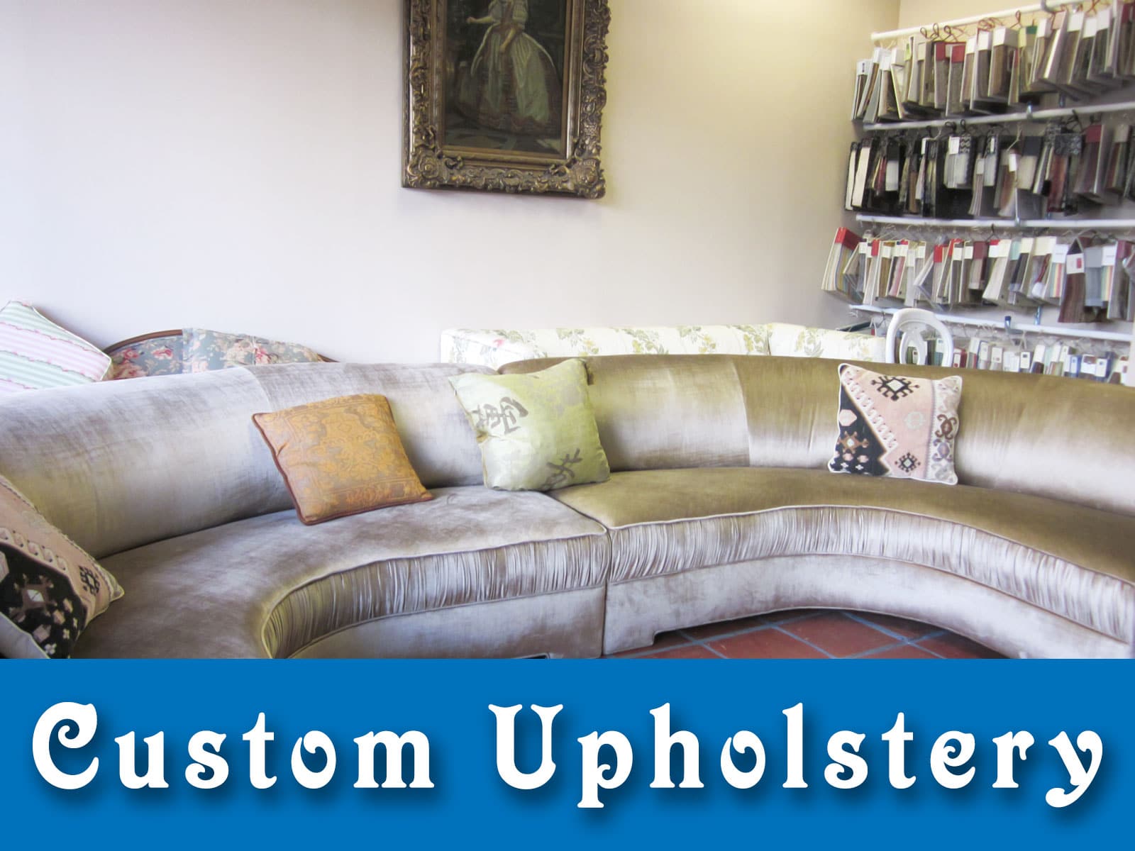 Custom sofa upholstery and reupholstery Santa monica California