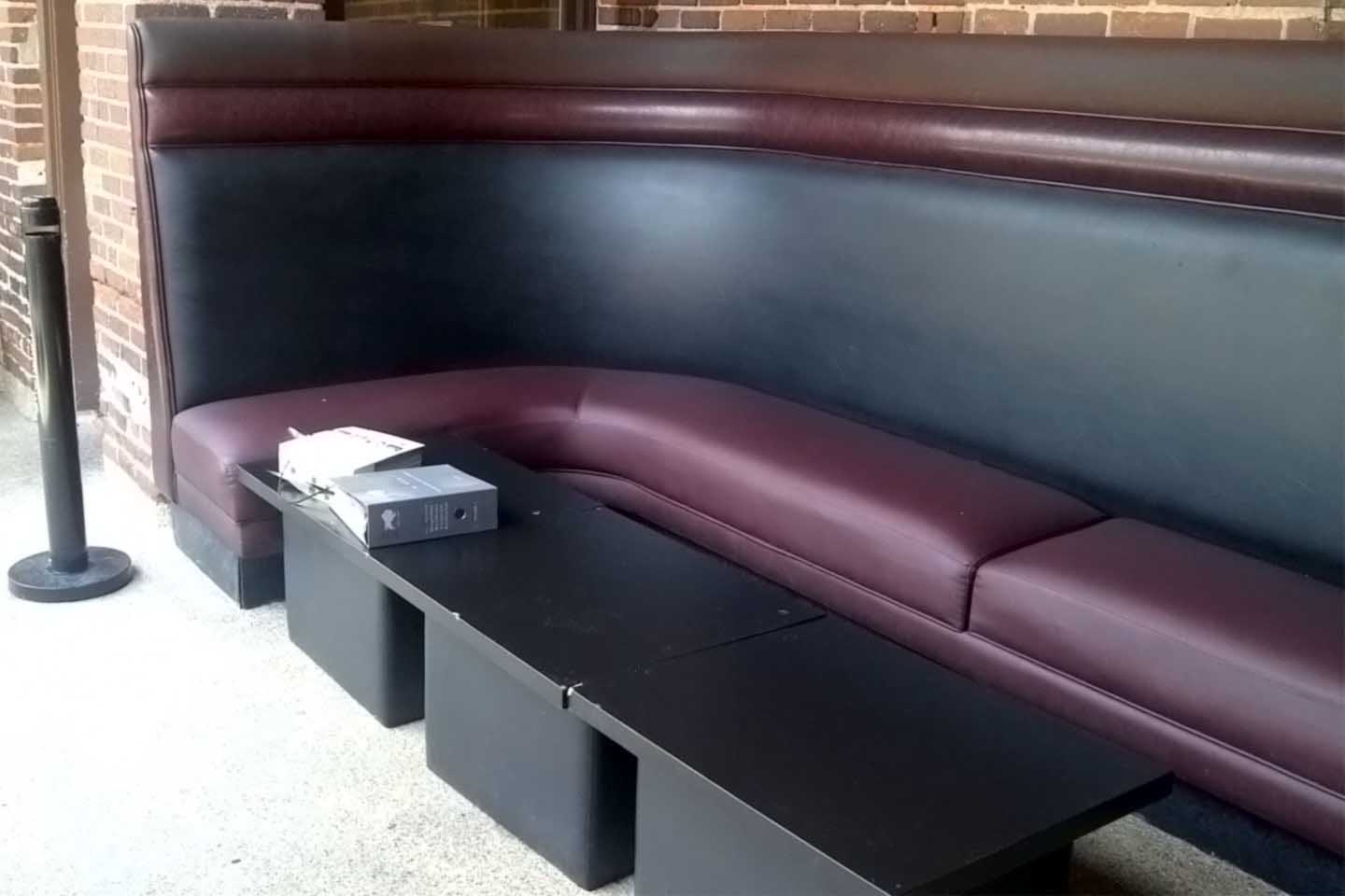 Restaurant seats upholstery Van Nuys California and commercial upholstery