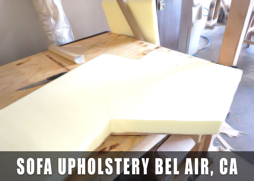 Sofa upholstery and reupholstery in Bel Air California
